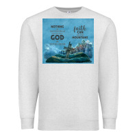 Oatmeal Heather nothing is impossible with cross Premium Sweatshirt - TumblerDesignByShophia