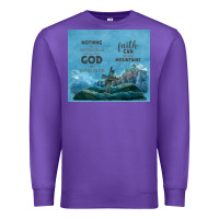 Purple nothing is impossible with cross Premium Sweatshirt - TumblerDesignByShophia