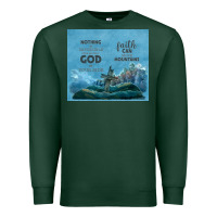Sports Green nothing is impossible with cross Premium Sweatshirt - TumblerDesignByShophia