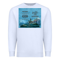 White nothing is impossible with cross Premium Sweatshirt - TumblerDesignByShophia