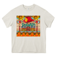 Firefighter Mom Heavy Core Tee | Teevron