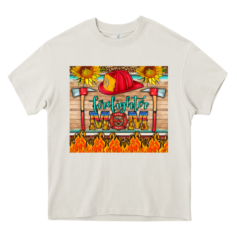 Firefighter Mom Heavy Core Tee by HRA Design Shop | Teevron