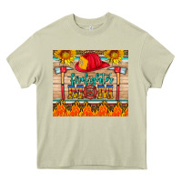 Mossy firefighter mom Heavy Core Tee - HRA Design Shop