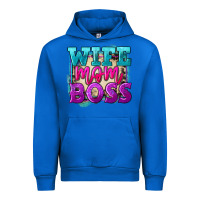 Cobalt Wife mom boss Mother's Day Urban Hoodie - FaDigitalArtStudio