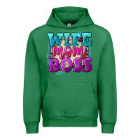 Emerald Wife mom boss Mother's Day Urban Hoodie - FaDigitalArtStudio