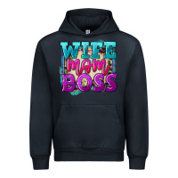 Navy Wife mom boss Mother's Day Urban Hoodie - FaDigitalArtStudio