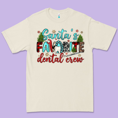Santas Favorite Dental Crew Premium Tee Designed By Jahusdesignshop