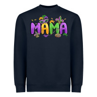 Navy mardi gras mama Heavyweight Sweatshirt - MaliasSmallBusiness