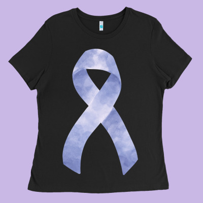 Stomach Cancer Ribbon Fa Element Ladies Tee Designed By Fadigitalartstudio