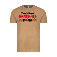 Loud And Proud Baseball Mama Vintage Tee | Teevron