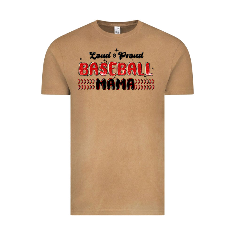 Loud And Proud Baseball Mama Vintage Tee by MaliasSmallBusiness | Teevron