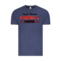 Vintage Denim loud and proud baseball mama Vintage Tee - MaliasSmallBusiness