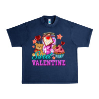 Navy sweet valentine Urban Heavy Tee - AdoDesignShop