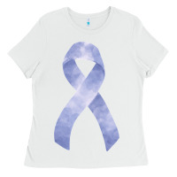 White stomach cancer ribbon fa element Ladies Tee - FaDigitalArtStudio