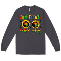 Smoke juneteenth vibes only Long Sleeve Tee - MaliasSmallBusiness