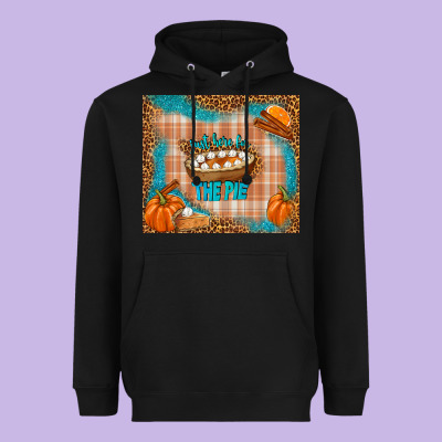 Just Here For The Pie Heavyweight Hoodie Designed By Tumblerdesignbyshophia