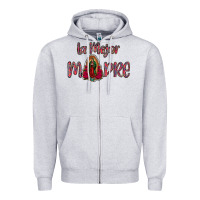 Heather Grey La Mejor Madre Zipper Hoodie - Bettercallsaul