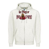 Oatmeal Heather La Mejor Madre Zipper Hoodie - Bettercallsaul