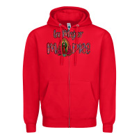 Red La Mejor Madre Zipper Hoodie - Bettercallsaul