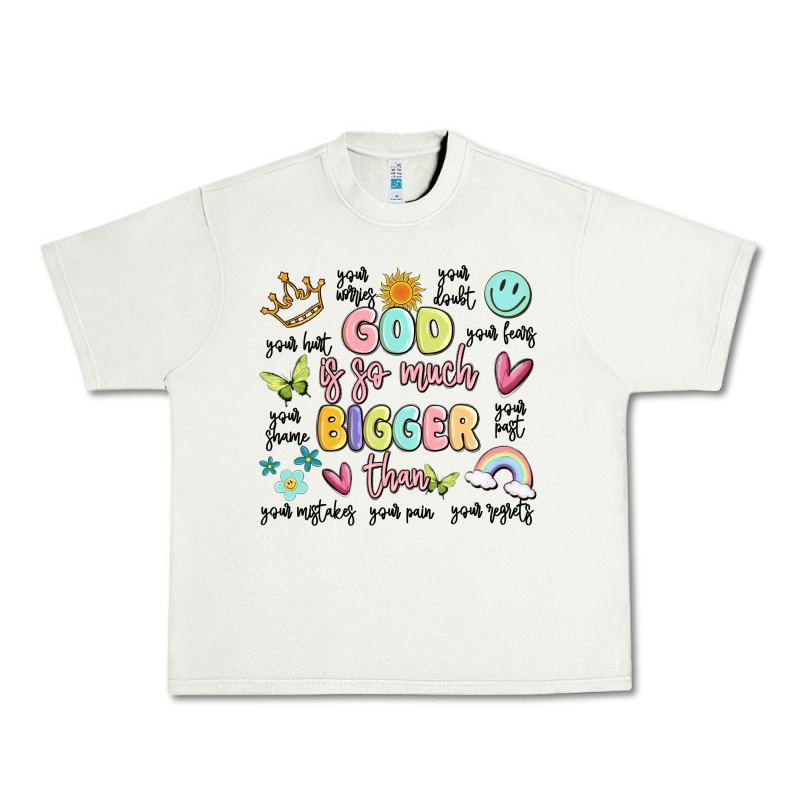 God Is So Much Bigger Than Malia Urban Heavy Tee by MaliasSmallBusiness | Teevron