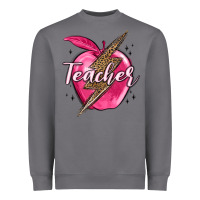 Storm teacher lightning bolt valentine s day Heavyweight Sweatshirt - MaliasSmallBusiness