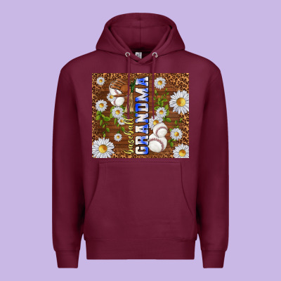 Baseball Grandma Premium Hoodie Designed By Tumblerdesignbyshophia