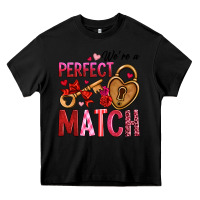 Black we're a perfect match Heavy Core Tee - OliviaCreatesArt