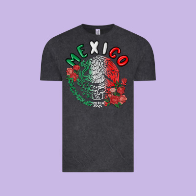 Mexico Vintage Tee Designed By Maliassmallbusiness
