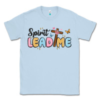 Dusty Blue spirit lead me Classic Tee - MaliasSmallBusiness