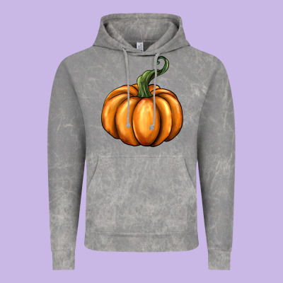 Pumpkin Vintage Hoodie Designed By Barkaloodesign