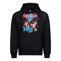 Black Born to be free Urban Hoodie - FaDigitalArtStudio