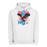 Pigment Lunar Rock Born to be free Urban Hoodie - FaDigitalArtStudio