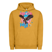 Pigment Peanut Butter Born to be free Urban Hoodie - FaDigitalArtStudio
