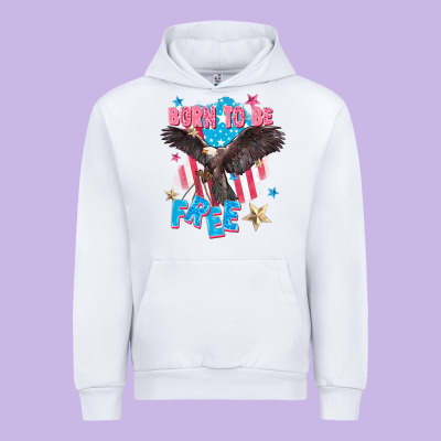 Born To Be Free Urban Hoodie Designed By Fadigitalartstudio