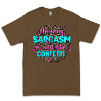 Cacao throwing sarcasm around like confetti Premium Tee - AdoDesignShop
