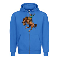 True Royal Bucking Bronco Rodeo Zipper Hoodie - Bettercallsaul