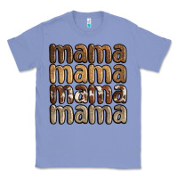 Colony Blue faux sequins mama Classic Tee - JahusDesignShop