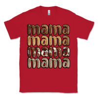 Red faux sequins mama Classic Tee - JahusDesignShop