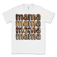 White faux sequins mama Classic Tee - JahusDesignShop