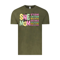Vintage Olive she is mom Vintage Tee - JahusDesignShop