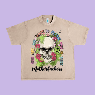 Not Alive To Please Urban Heavy Tee Designed By Maliassmallbusiness