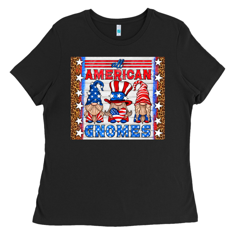 All American Gnomes Ladies Tee by HRA Design Shop | Teevron