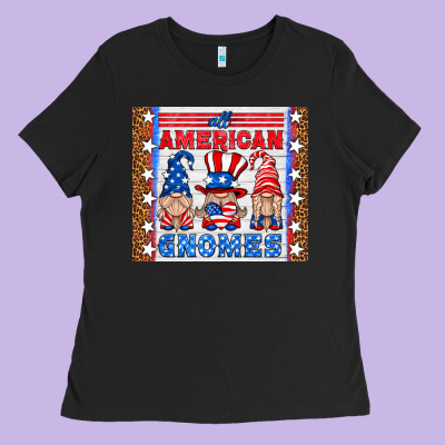 All American Gnomes Ladies Tee Designed By Hra Design Shop