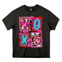 Asphalt xoxo with roses and candies olivia Heavy Core Tee - OliviaCreatesArt