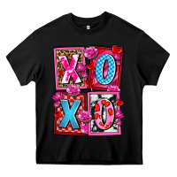 Black xoxo with roses and candies olivia Heavy Core Tee - OliviaCreatesArt