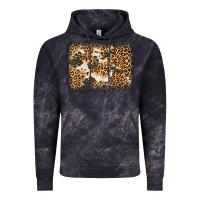 Cloud Black distressed leopard cowhide background Vintage Hoodie - Jasminsmagicworld