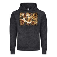 Vintage Arctic distressed leopard cowhide background Vintage Hoodie - Jasminsmagicworld