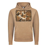Vintage Coffee distressed leopard cowhide background Vintage Hoodie - Jasminsmagicworld
