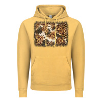 Vintage Mustard distressed leopard cowhide background Vintage Hoodie - Jasminsmagicworld