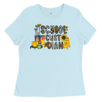 Baby Blue school cust dian Ladies Tee - CowhideDigitalArt